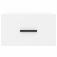 Nachtkastje wandgemonteerd 35x35x20 cm wit 5