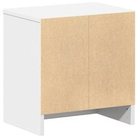 Nachtkastje met lade 39x28x41 cm wit 7