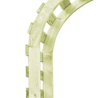 Pergola 130x60x230 cm ge&iuml;mpregneerd grenenhout 4