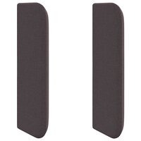 Hoofdbordoor met hoofdeinde Bruin 16 x 40 x 4.5 cm Stof 2