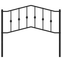 Hoofdbord 107 cm metaal zwart 3