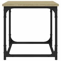 Salontafel 40x40x40 cm bewerkt hout sonoma eikenkleurig 5