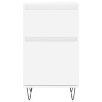 Dressoir 40x35x70 cm bewerkt hout wit 5