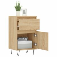 Dressoir 40x35x70 cm bewerkt hout sonoma eikenkleurig 4