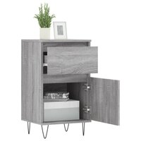 Dressoir 40x35x70 cm bewerkt hout grijs sonoma 4