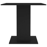 Eettafel 80x80x75 cm bewerkt hout zwart 4