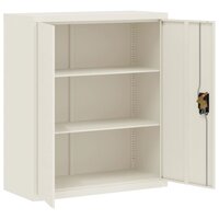 Archiefkast 90x40x145 cm staal wit 9