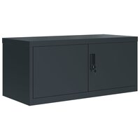 Archiefkast 90x40x220 cm staal antracietkleurig 3