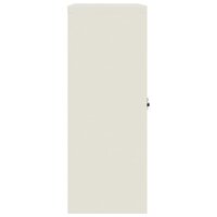 Archiefkast 90x40x105 cm staal wit 5