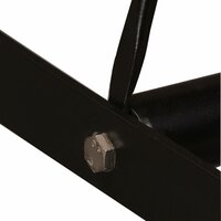 3-delige Barset massief acaciahout en echt leer 6