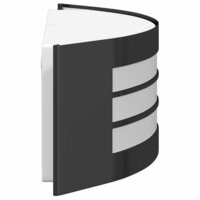 Buitenwandlamp Zwart 32 x 10 x 10 cm Roestvrij staal 4