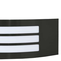 Buitenwandlamp Zwart 32 x 10 x 10 cm Roestvrij staal 6