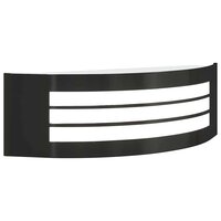 Buitenwandlamp Zwart 32 x 10 x 10 cm Roestvrij staal 8