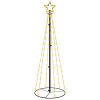 Kegelkerstboom 108 LED&amp;apos;s 70x180 cm warmwit 2