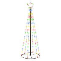 Kegelkerstboom 108 LED&amp;apos;s 70x180 cm meerkleurig 2
