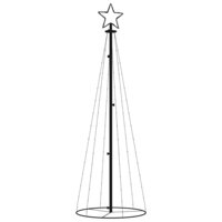Kegelkerstboom 108 LED&amp;apos;s 70x180 cm meerkleurig 3