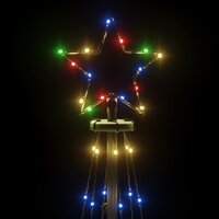 Kegelkerstboom 108 LED&amp;apos;s 70x180 cm meerkleurig 5
