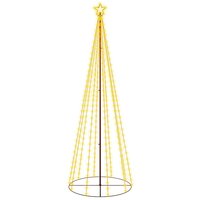 Kegelkerstboom 310 LED&amp;apos;s 100x300 cm warmwit 2