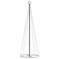 Kegelkerstboom 310 LED&amp;apos;s 100x300 cm koudwit 3