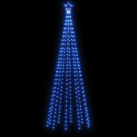Kegelkerstboom 310 LED&amp;apos;s 100x300 cm blauw 4