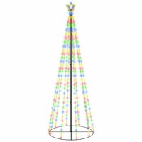 Kegelkerstboom 310 LED&amp;apos;s 100x300 cm meerkleurig 2