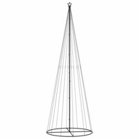 Kegelkerstboom 732 LED&amp;apos;s koudwit 160x500 cm 3