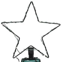 Kerstboom met grondpin 108 LED&amp;apos;s koudwit 180 cm 6