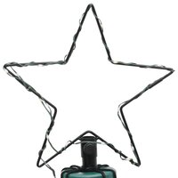 Kerstboom met grondpin 108 LED&amp;apos;s meerkleurig 180 cm 6