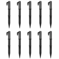 Kerstboom met grondpin 310 LED&amp;apos;s blauw 300 cm 8