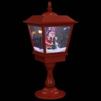 Sokkellamp met kerstman LED 64 cm 4