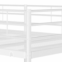 Stapelbed zonder matras 107x203 cm staal wit 8
