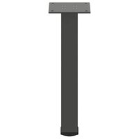 Salontafelpoten 4 st 30-32 cm staal antraciet 5