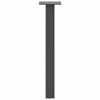 Salontafelpoten 4 st 30 cm staal antraciet 5