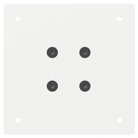 Salontafelpoten 4 st 42 cm staal wit 7