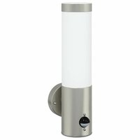 Buiten Wandlampen met Sensor - 2 Stuks - Zilver Roestvrij Staal IP44 3