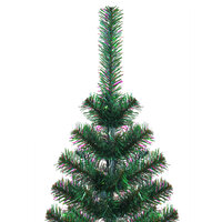 Kunstkerstboom met iriserende uiteinden 150 cm PVC groen 3