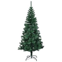 Kunstkerstboom met iriserende uiteinden 180 cm PVC groen 2