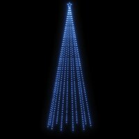 Kerstboom met grondpin 732 LED&amp;apos;s blauw 500 cm 4