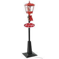 Straatlantaarn met kerstman LED 180 cm 2