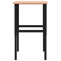 Werkbank rechthoekig 100x60x(71,5-98) cm massief beukenhout 6