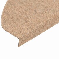 Trapmatten zelfklevend 10 st 65x22,5x3,5 cm beige 7