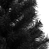 Kunstkerstboom met standaard 150 cm PVC zwart 5
