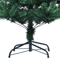 Kunstkerstboom met iriserende uiteinden 120 cm PVC groen 6