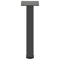 Salontafelpoten 4 st 42-44 cm staal antraciet 6