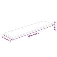 Wandpanelen 12 st 1,08 m&sup2; 60x15 cm kunstleer grijs 8
