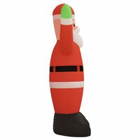 Kerstman met LED-verlichting opblaasbaar 370 cm 5