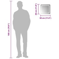 Badkamerspiegel LED 30x30 cm 6