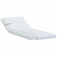 Schuimmatras Wit 80 x 200 cm Stof 5