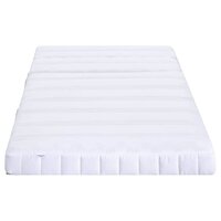 Schuimmatras Wit 80 x 200 cm Stof 6