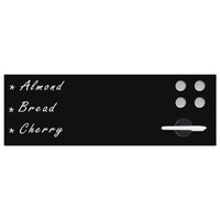 Schoolbord voor aan de wand magnetisch 60x20 cm glas 2